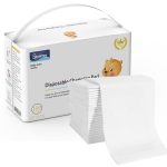 Zdolmy 100 Pack Baby Disposable Changing Pads, Disposable Underpads Waterproof Diaper Changing Pad, Super Soft, Ultra Absorbent & Waterproof, Breathable Underpads Bed Table Protector Mat - Image 2